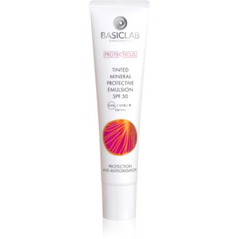 BasicLab Dermocosmetics Protecticus Emulsie protectoare pentru pielea sensibila predispuse la roseata SPF 50+ - imagine 2